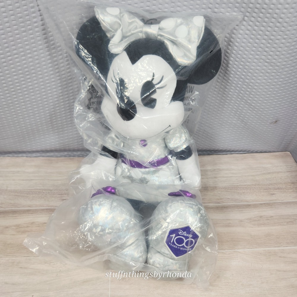 2023 Disney 100 Years of Wonders MINNIE MOUSE Large PLUSH 19" NEW In Sealed Bag